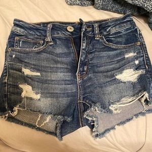 American eagle hi rise shortie